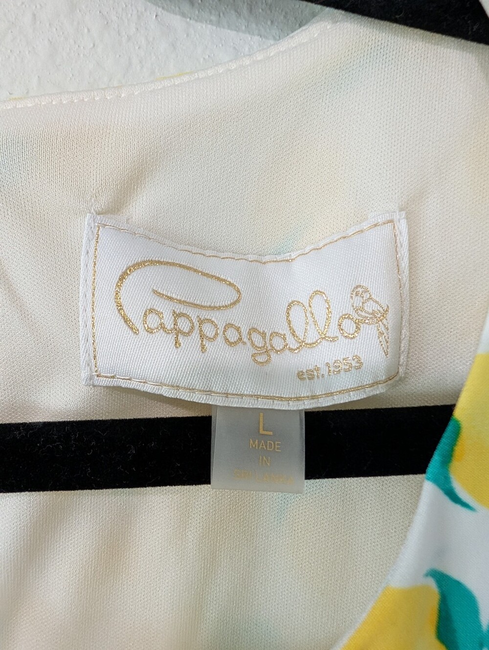 Pappagallo Gwen Lemon Dress Size Large - Picture 3 of 8